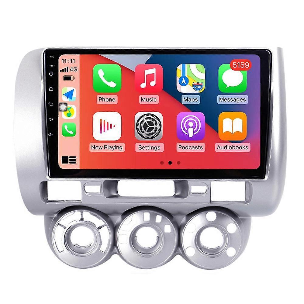 Car Multimedia Player For Honda Jazz 1 GD 2001-2008 Fit 2001-2009 CarPlay Android Auto Stereo Radio GPS Navigation Autoradio Bluetooth 2Din Video
