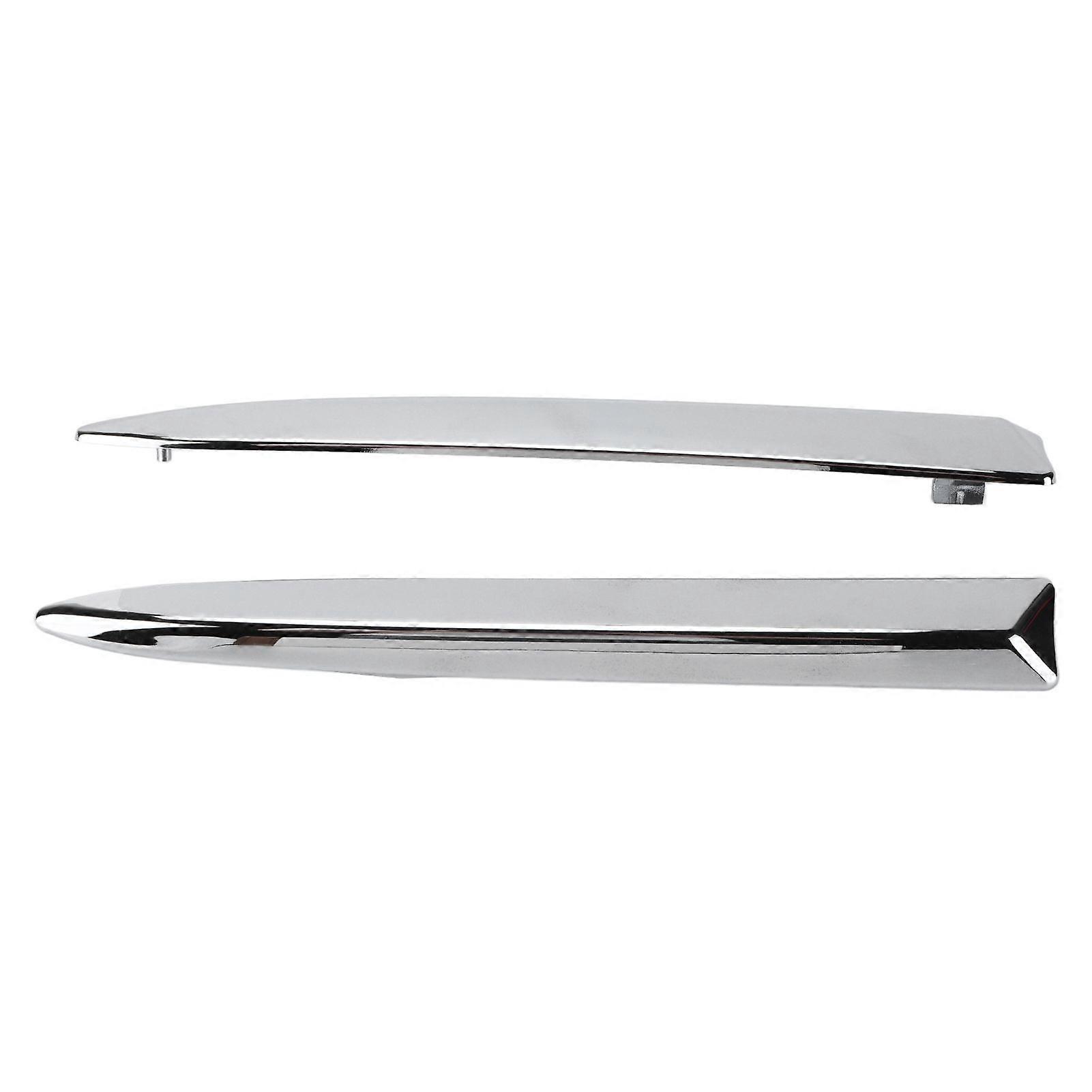 Car Front Bumper Upper Molding Chrome Trim 735455041 Replacement for FIAT 500 20072015