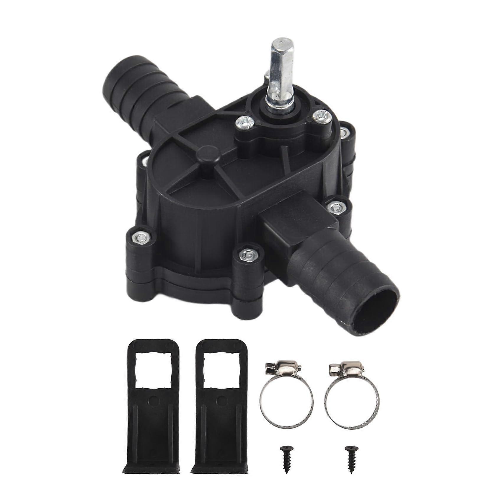 Electric Drill Pump Mini Hand Self-Priming Liquid Transfer Pump for Oil, Water, and Fluid - Portable and Easy to Use