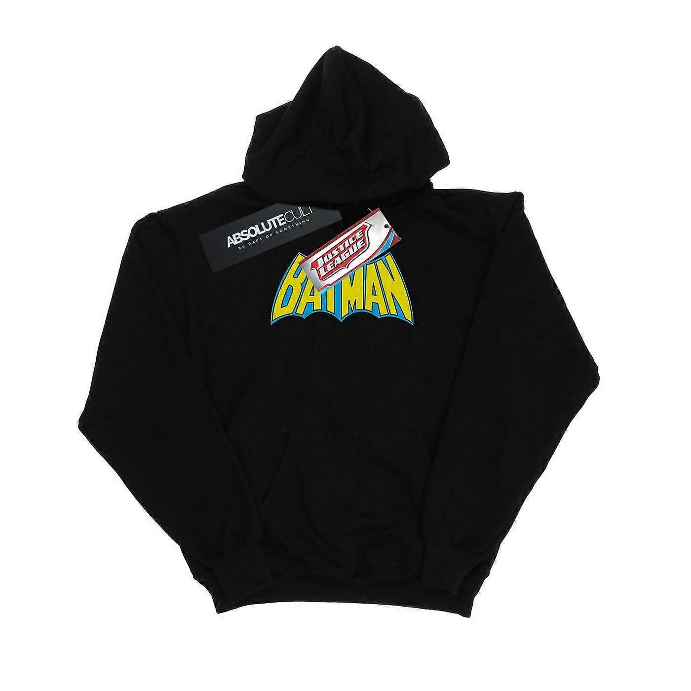 DC Comics Menns Batman Retro Logo Hettegenser