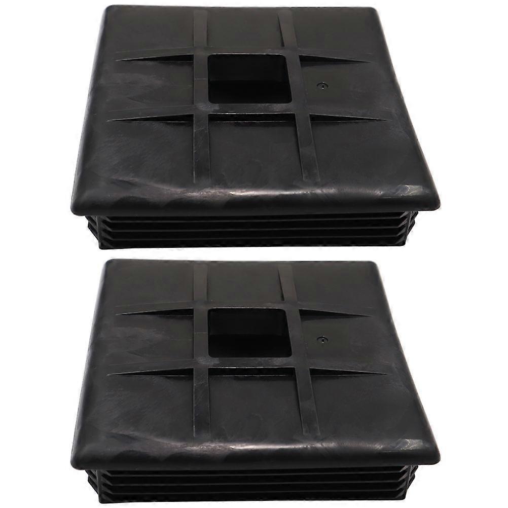 2pcs Automotive RV Bumper End Caps 4 Inch Bumper Plugs End Covers for RV Camper Trailer