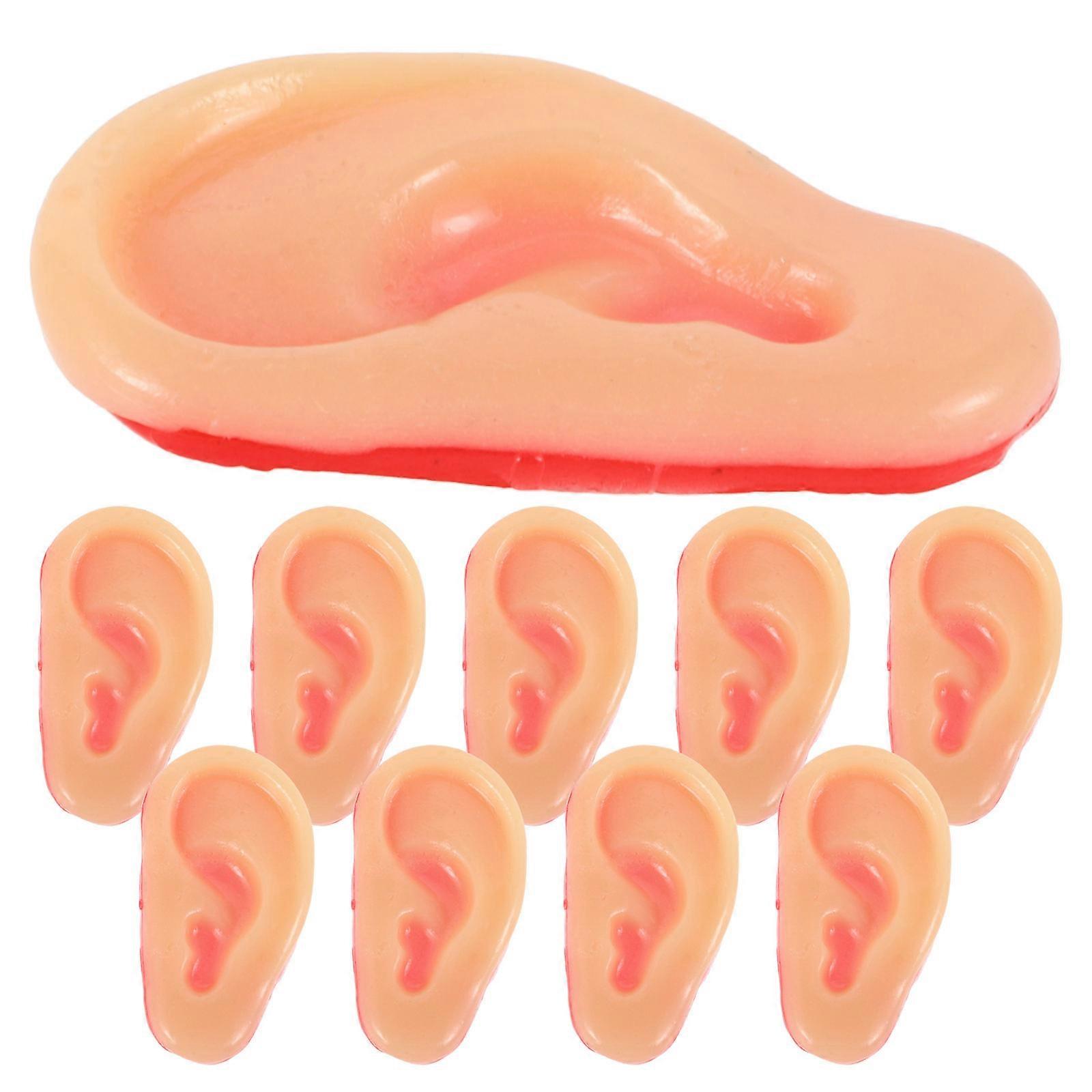 Fake Ear Prop Realistic Ear Model for Decoration 30Pcs Halloween Prank