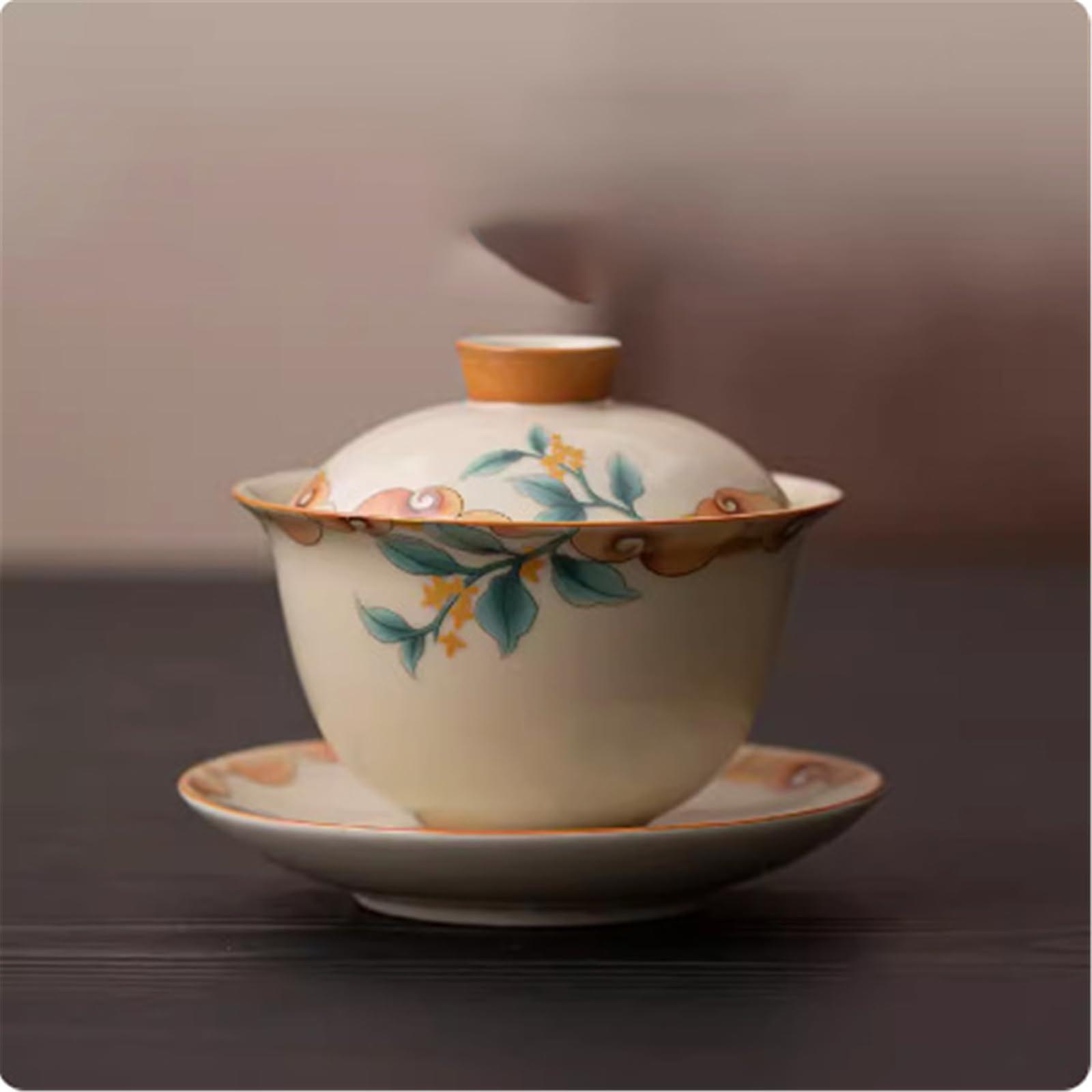 Gaiwan Tea Cup Handmade Style1 Traditional Chinese Tea Set