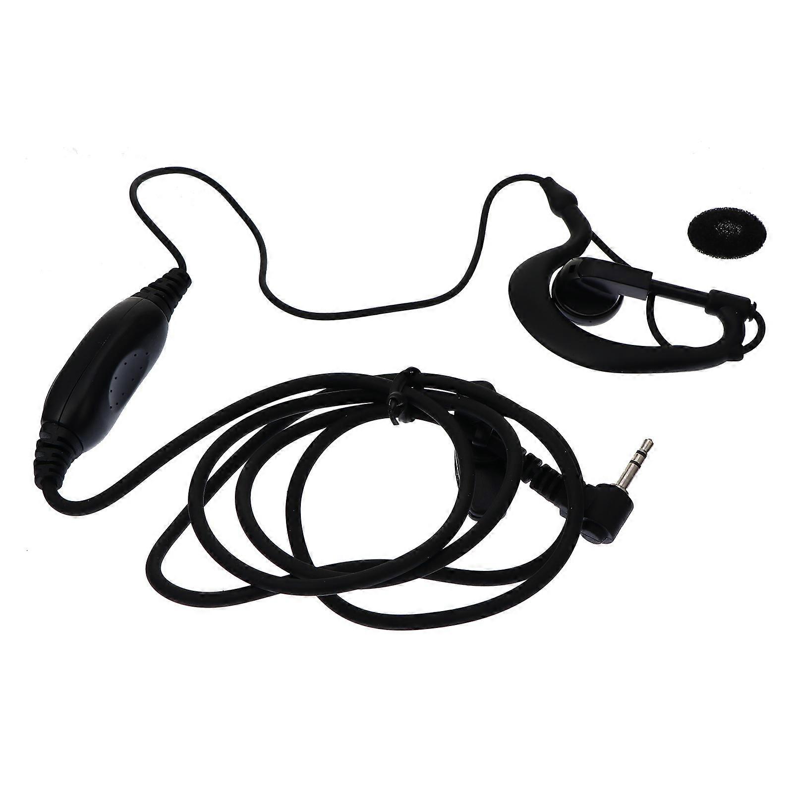 Headset for Intercom with Clear Audio 1Pcs Black