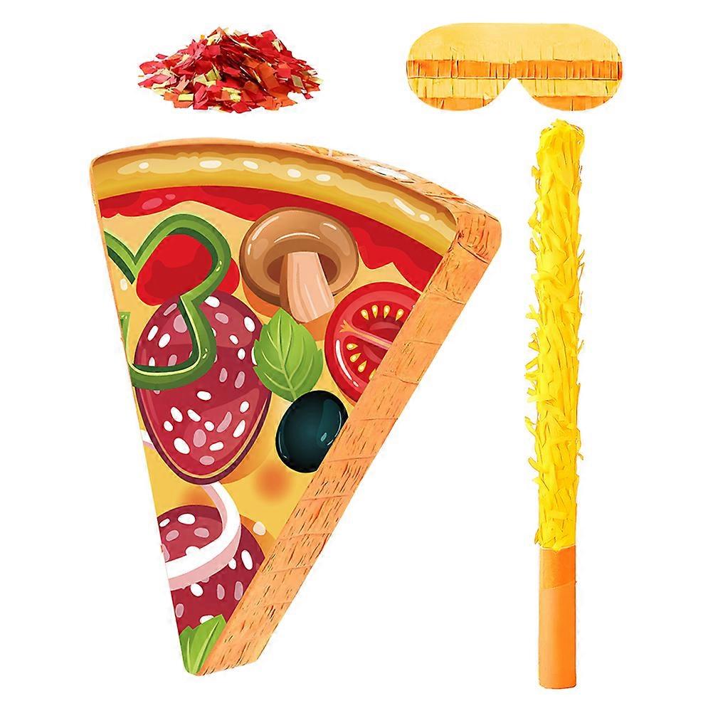 Pizza Party Pinata Set for Birthday Party Games with 2Sets Included