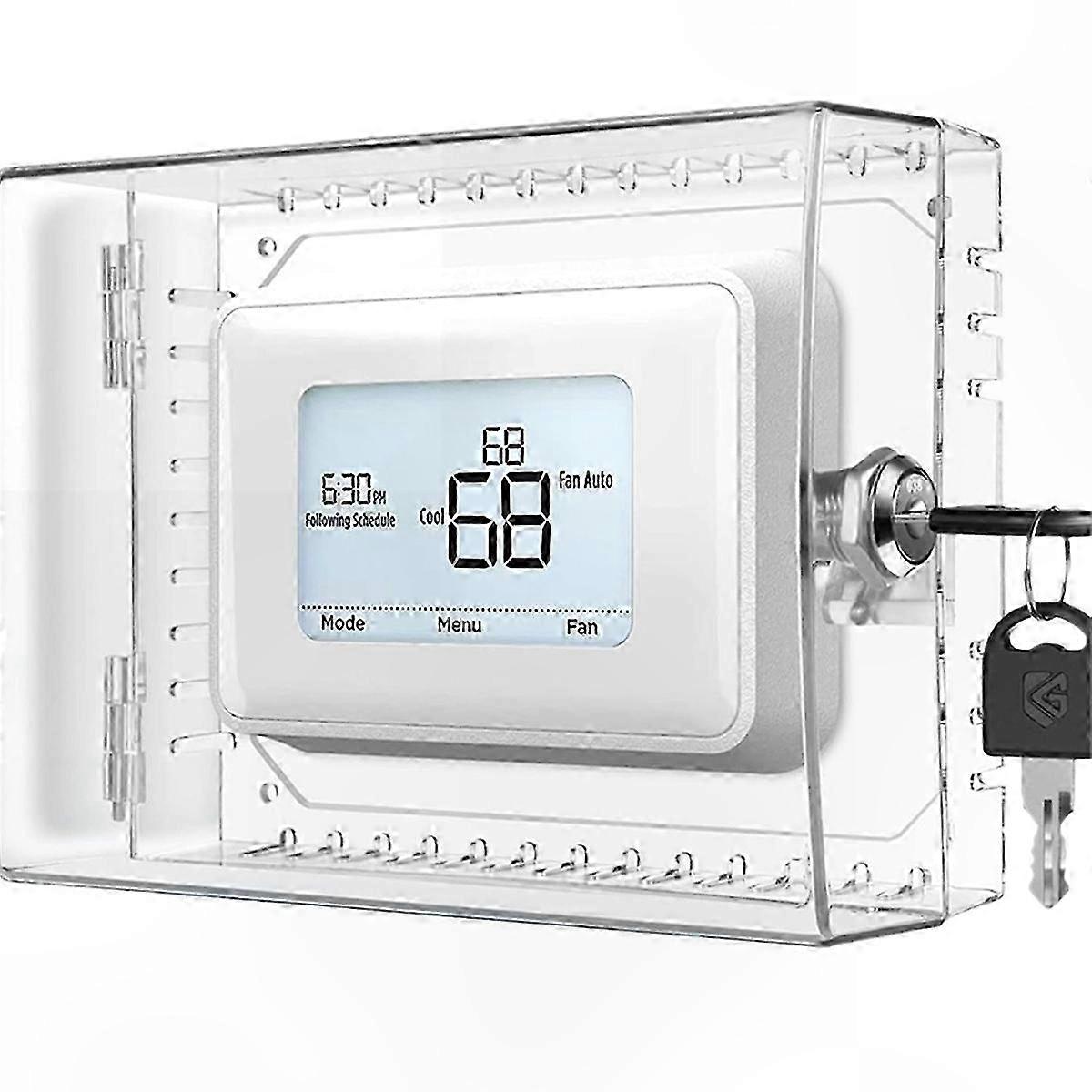 Keyed Thermostat Security Box, Transparent Cover for 5H X Size Models