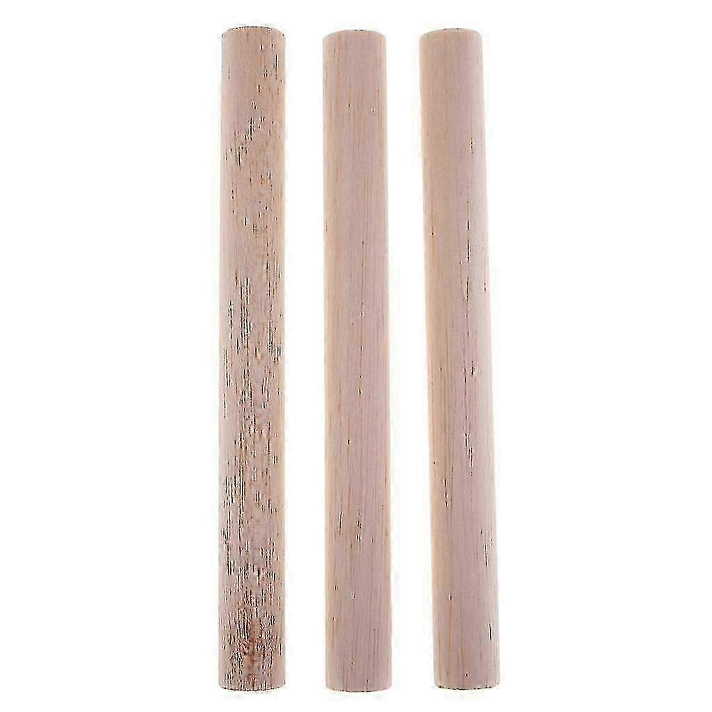 20mm Yuvarlak Balsa Ahşap Çubuklar Bitmemiş Woodcraft Çubuk Dübel Çubuk 6 Adet 70mm