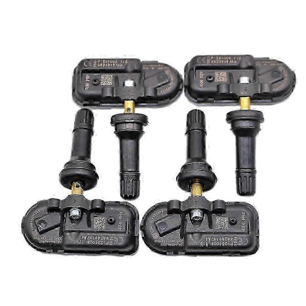 (4) TPMS Sensor 68249197AA für Dodge RAM 1500/2500/3500 2014-2018
