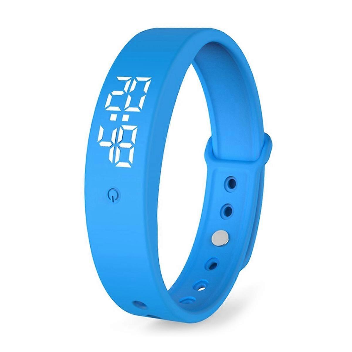LED Digital Smart Bracelet Waterproof Smart Clock Smart Bracelet, B