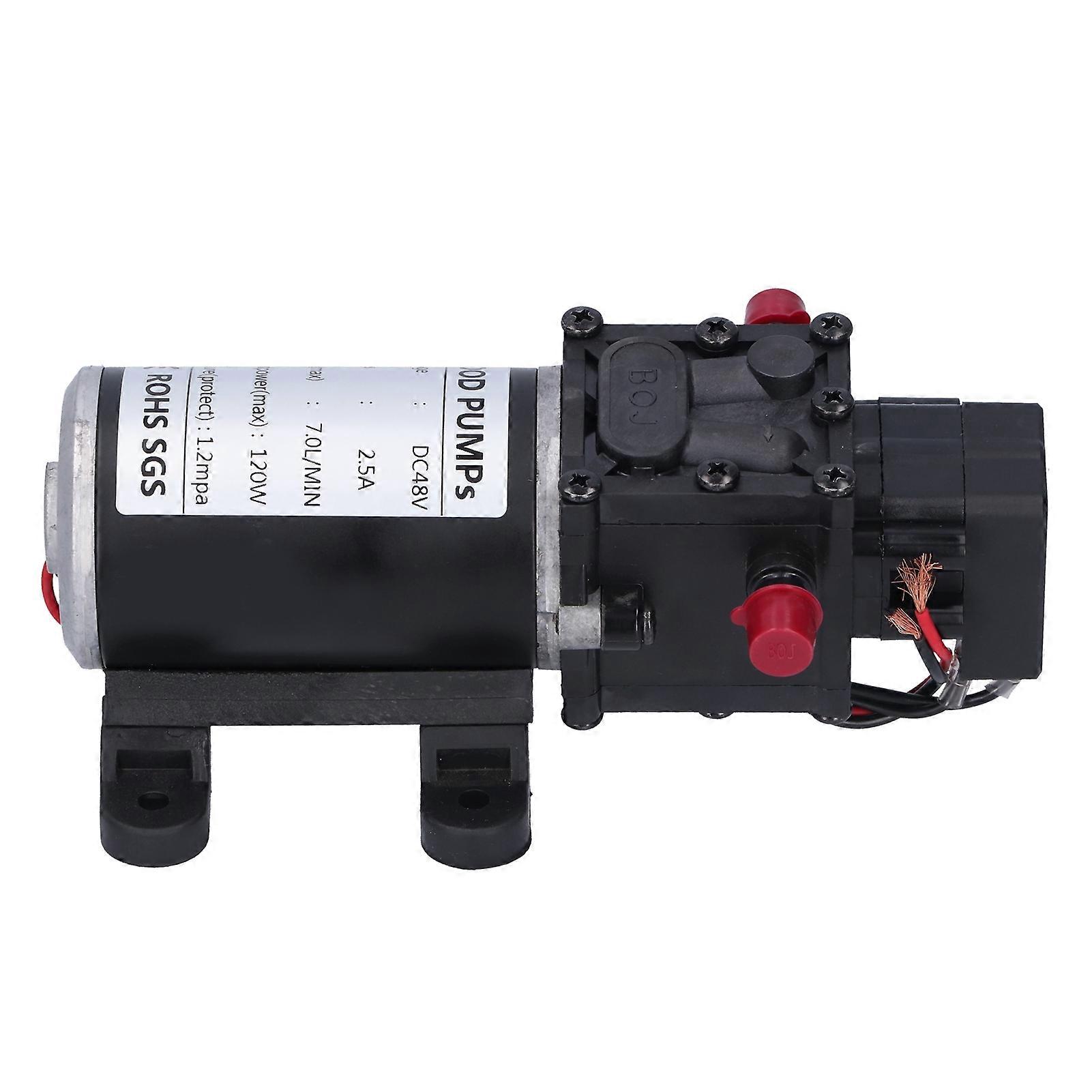 DC48V 120W DC 7.0L/MIN Intelligent Diaphragm Pump High Pressure Automatic Atomizing Pump