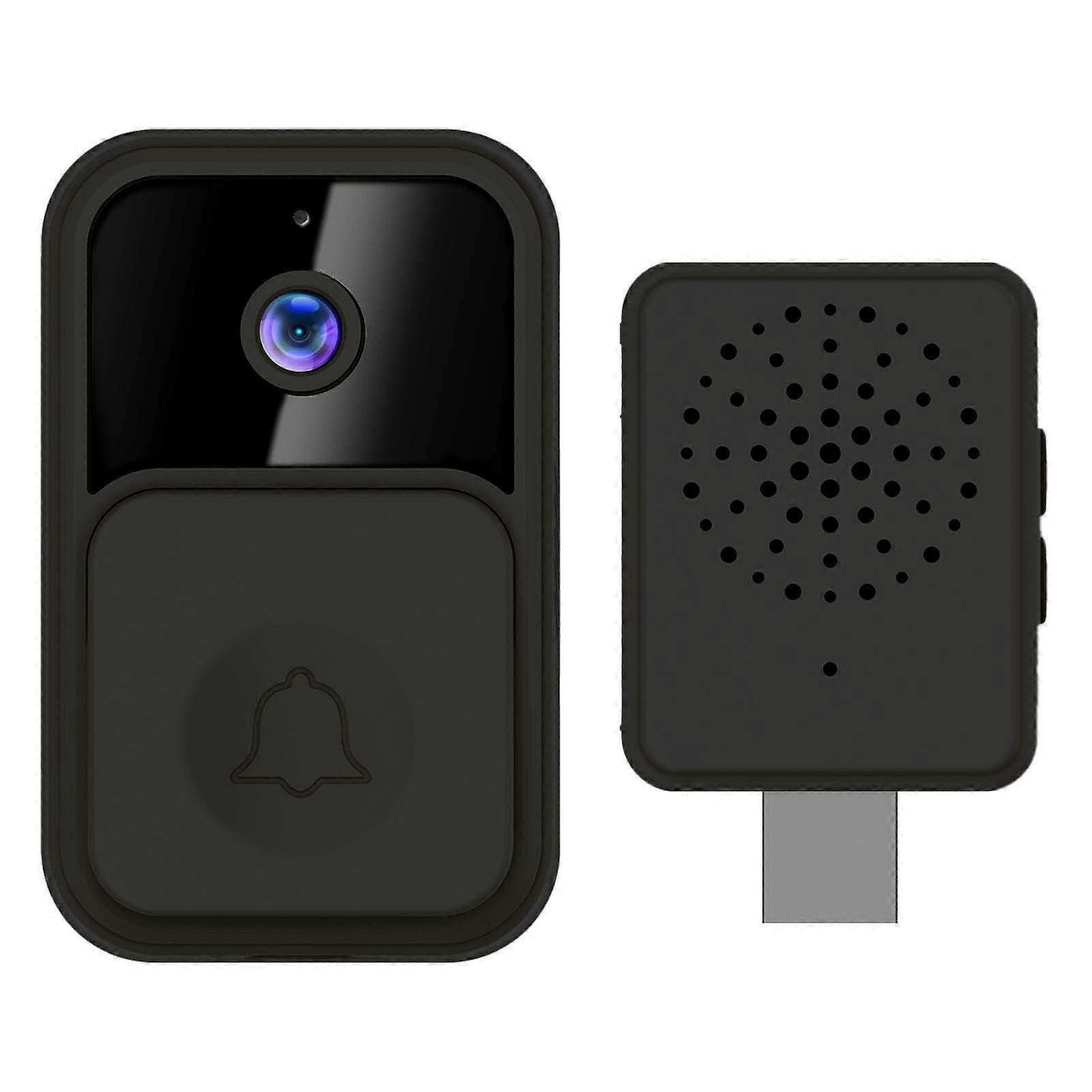Smart Wireless Remote Video Doorbell Camera Wireless Intercom Doorbell Night WiFi Doorbell Cloud Storage 2 Way Audio Practical and Convenient