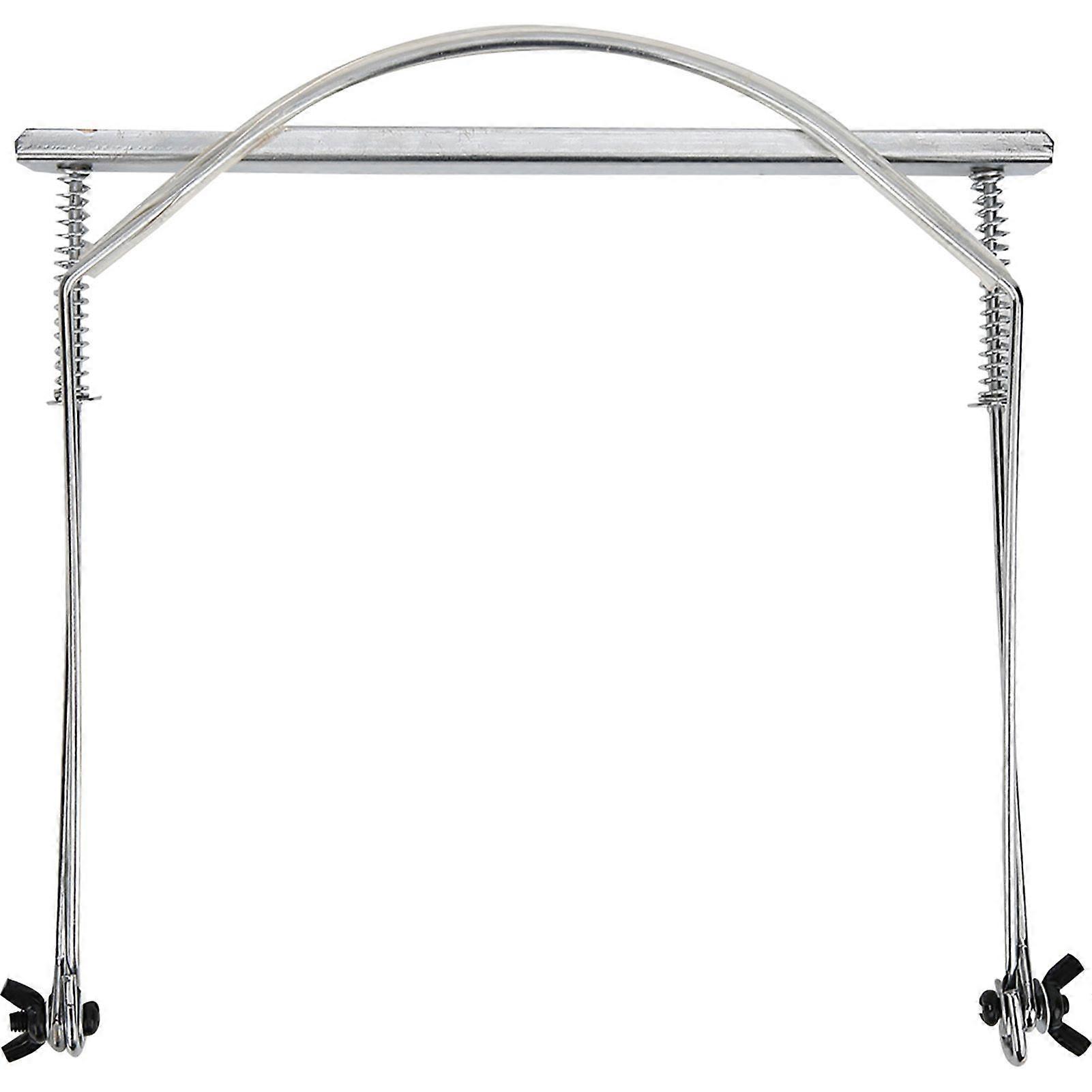 24Hole Harmonica Stand Adjustable Neck Bracket Musical Wind Instrument AccessoriesSilver
