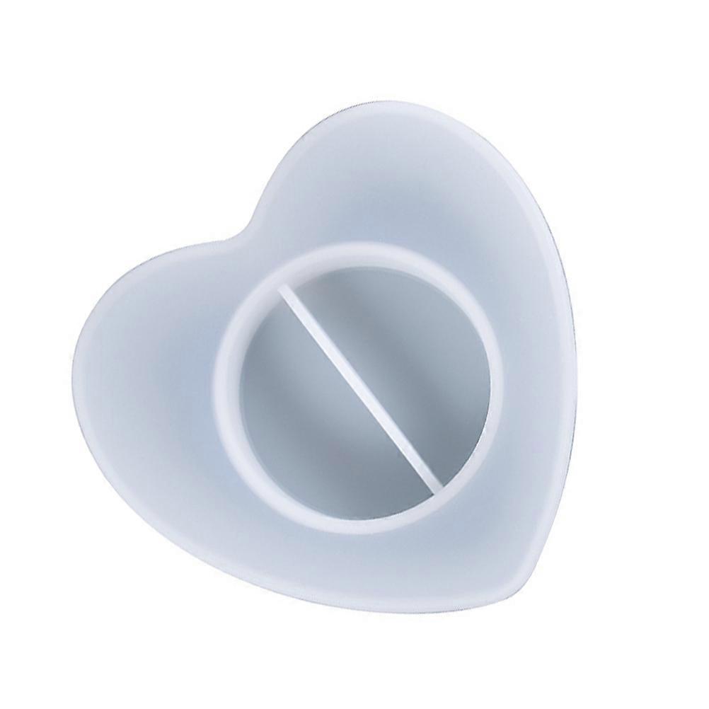 Candle Stick Mold Heart Shape for DIY Candle Holder Making 2Pcs Silicone