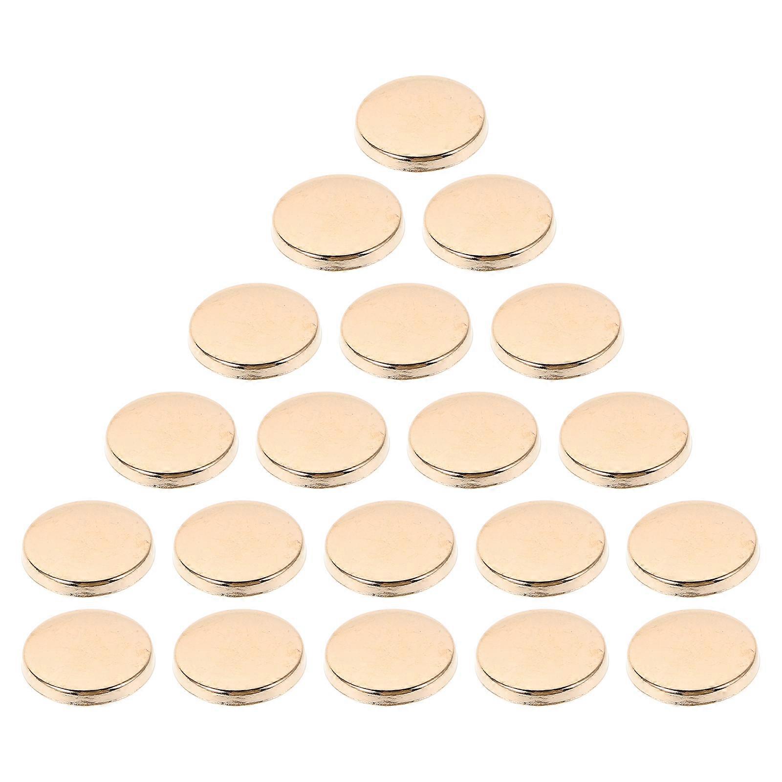 Metal Buttons Coat Flat Buttons for Sewing 30Pcs Costume Metal Button Golden