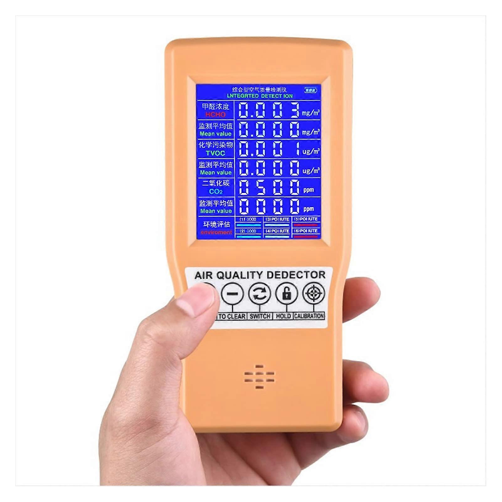 Carbon Dioxide Detector Formaldehyde Detector Chemical Pollutant Detector Harmful Gas Detector Gas Tester Analyzer