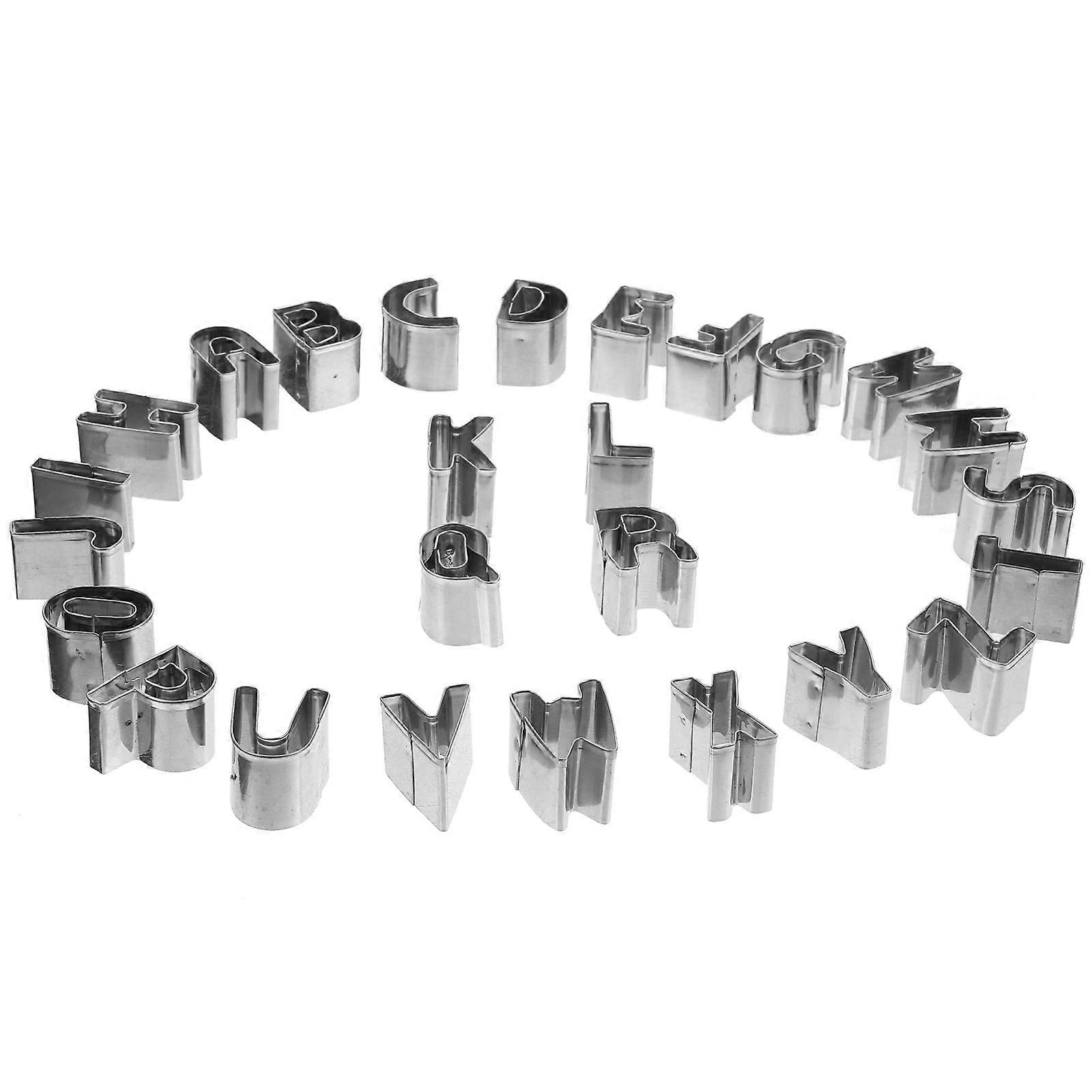 Alphabet Shape Reusable Cupcake Making Tool For Baking Cakes 1 Set Of Kitchen Utensils