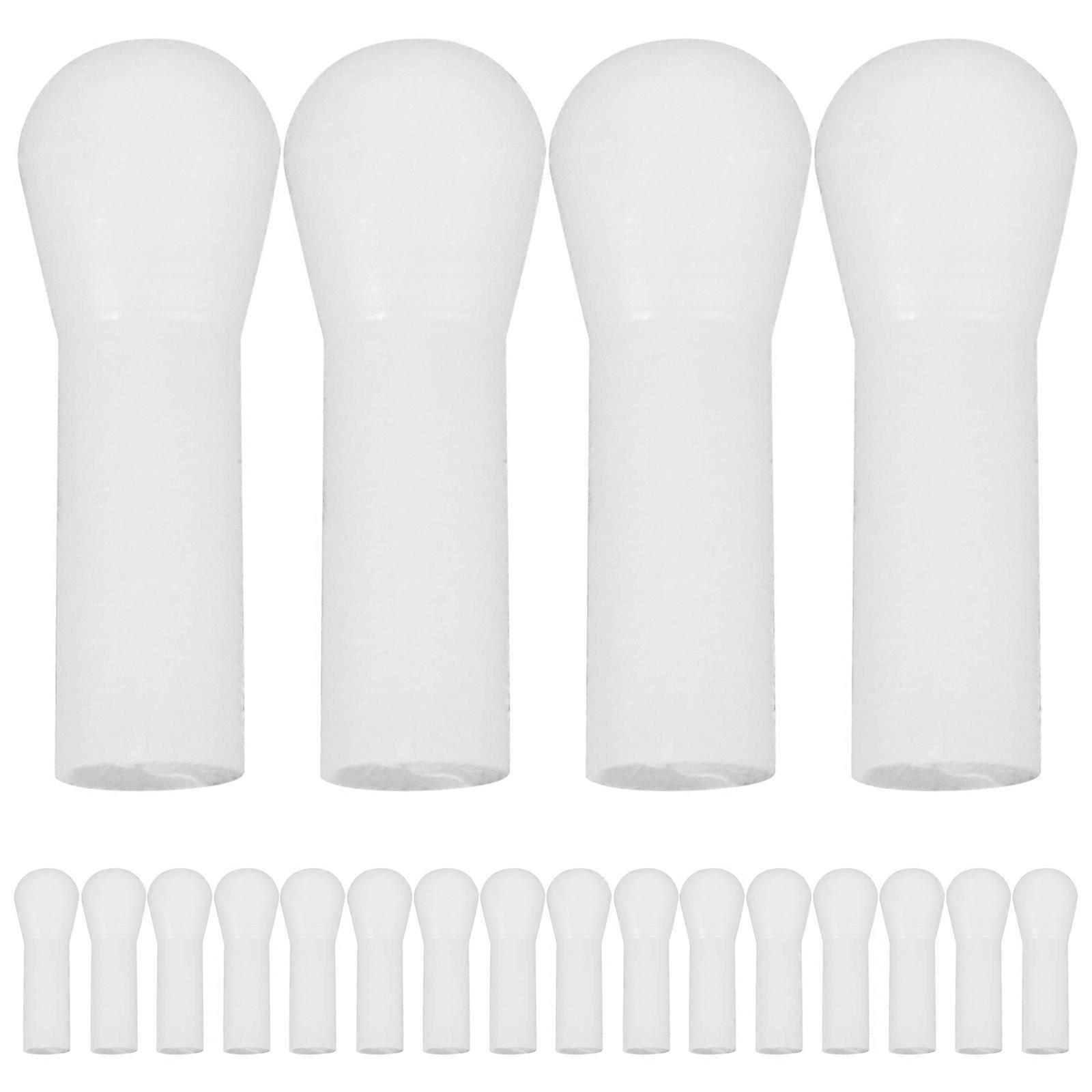 Clarinet Xi Key Plastic Rods 20Pcs Repairing Supply Various Performance Occasions Instrument Accessories Made of White Plastic