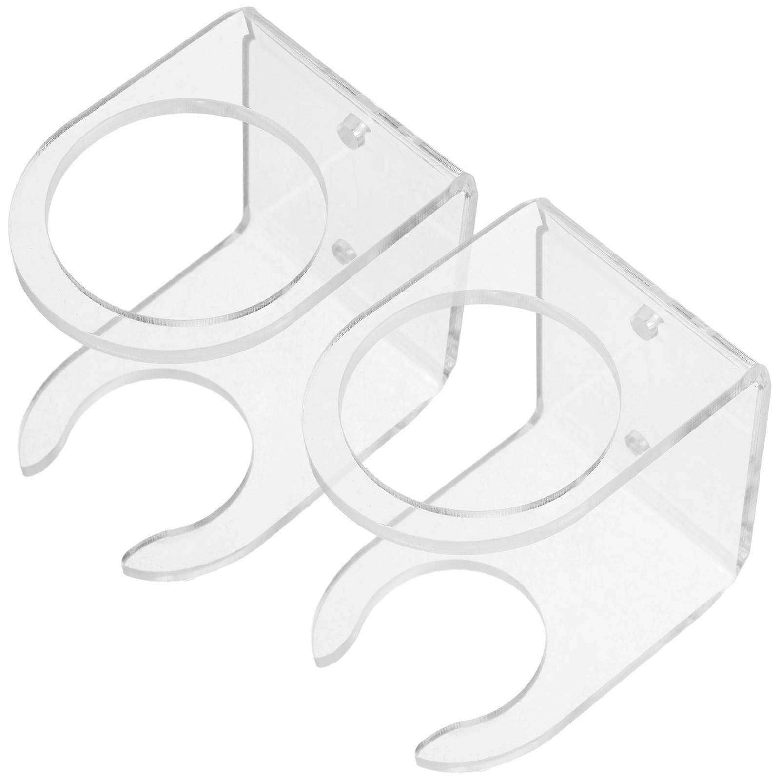 Storage Bat Support Acrylic Display with 2Sets Bat Rack