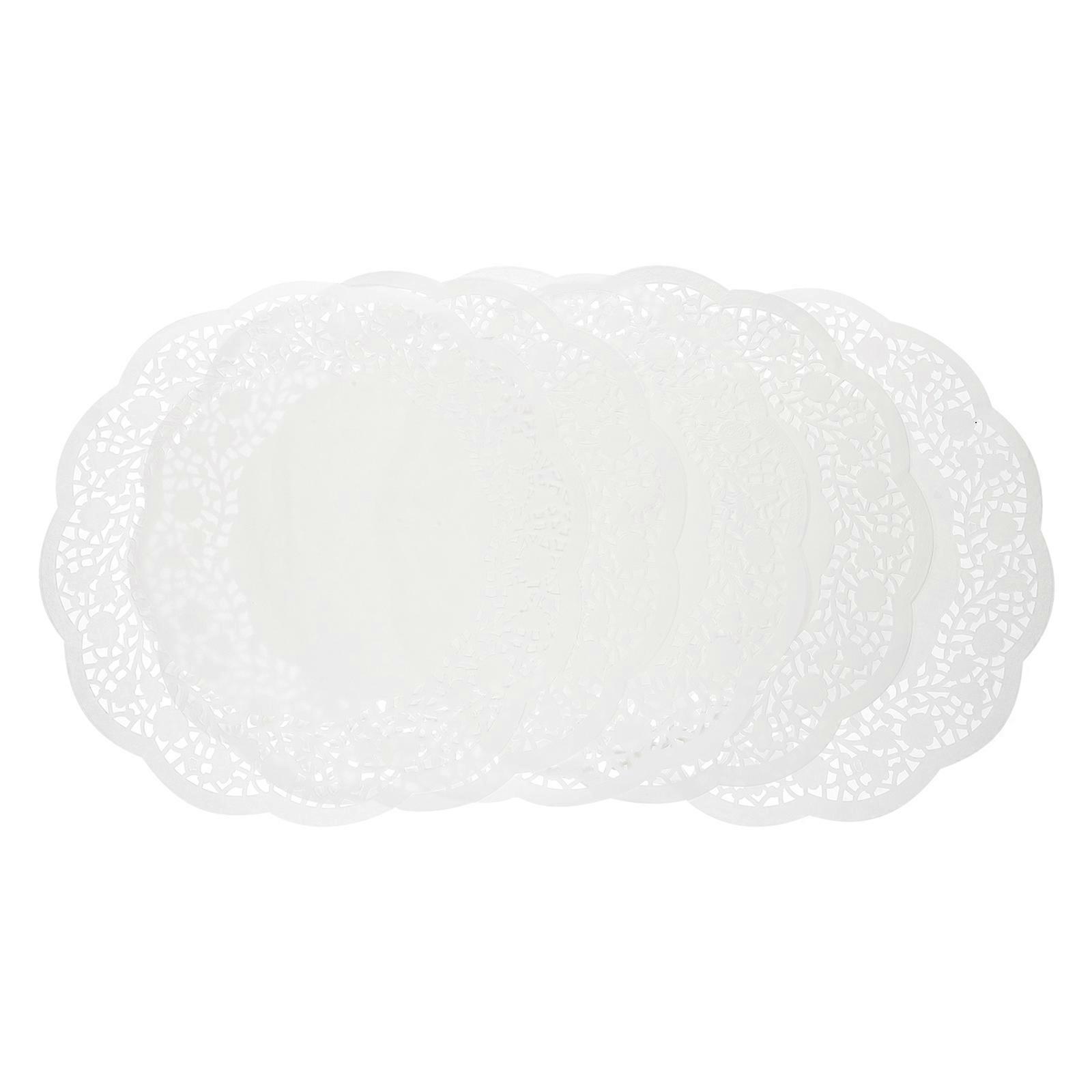 Cake Mat Round Food Grade Heat Resistance Non-stick Easy Clean-up 140 Sheets/Set