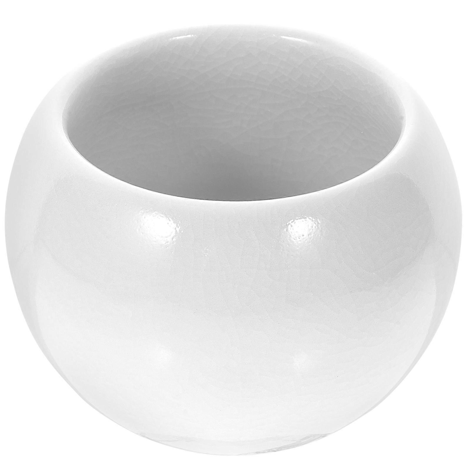 Chinese Ceramic Tea Cup for Kitchen 2Pcs White Household Use