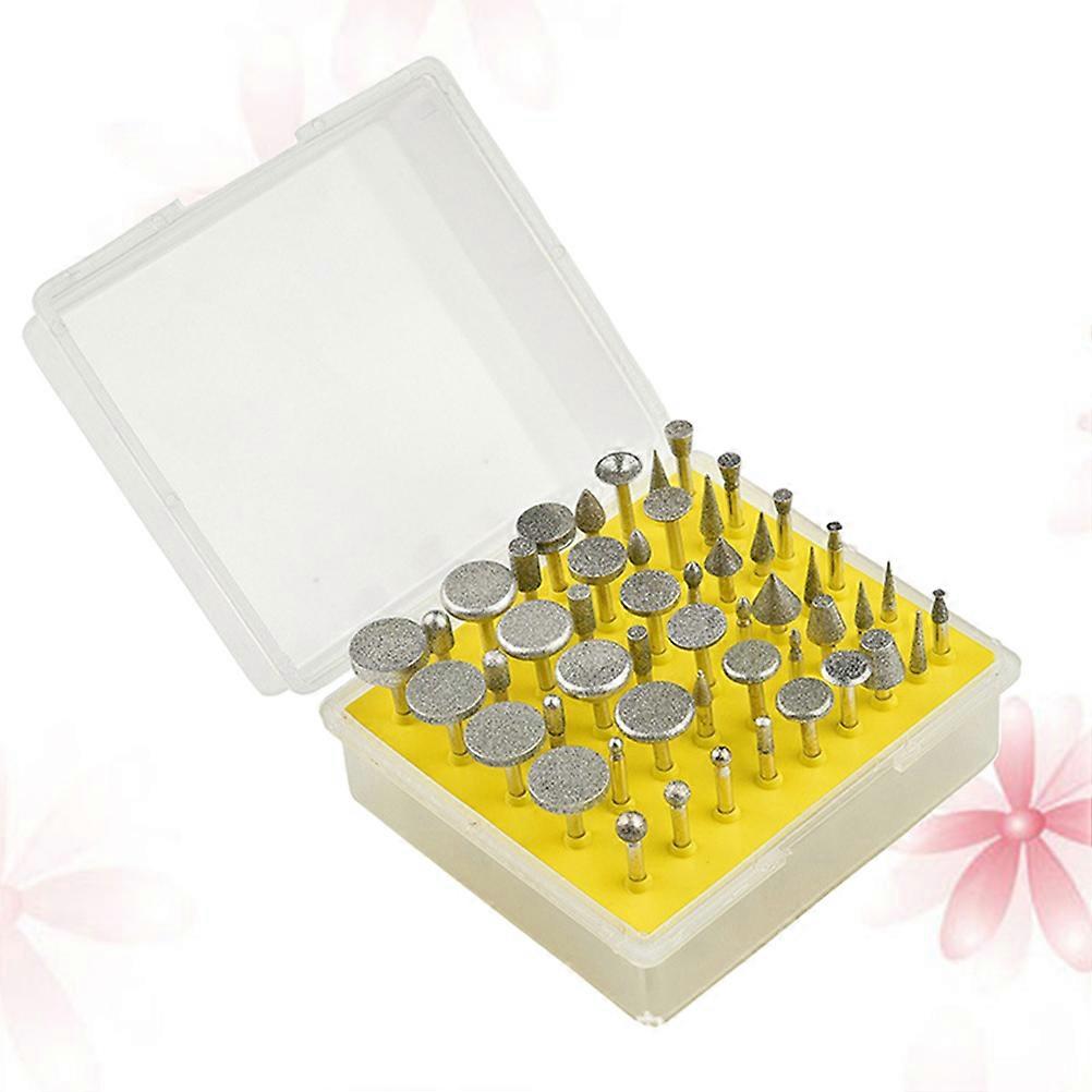 Diamond Grinding Burr 50Pcs Multi Set for Polishing with Versatile Materials