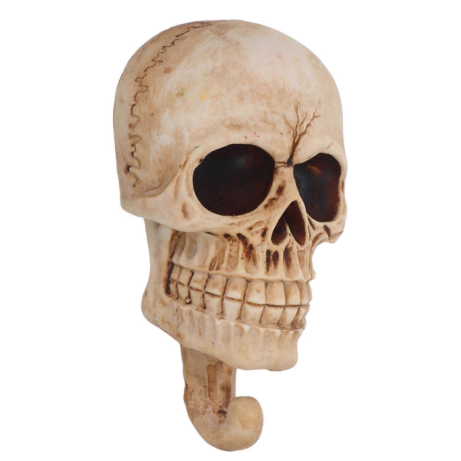 Skull Shape Hook 2Pcs Wall Mounted Hook for Creative Clothing Holders