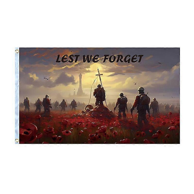 LEST WE FORGET FLAG  CC0472