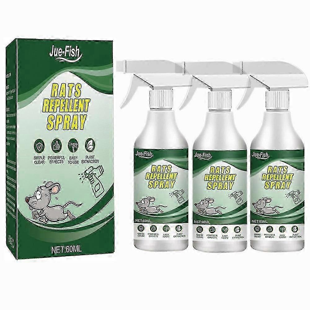 3Pack Peppermint Essential Oil - Mouse Mice Bug Insect Spider Repellent