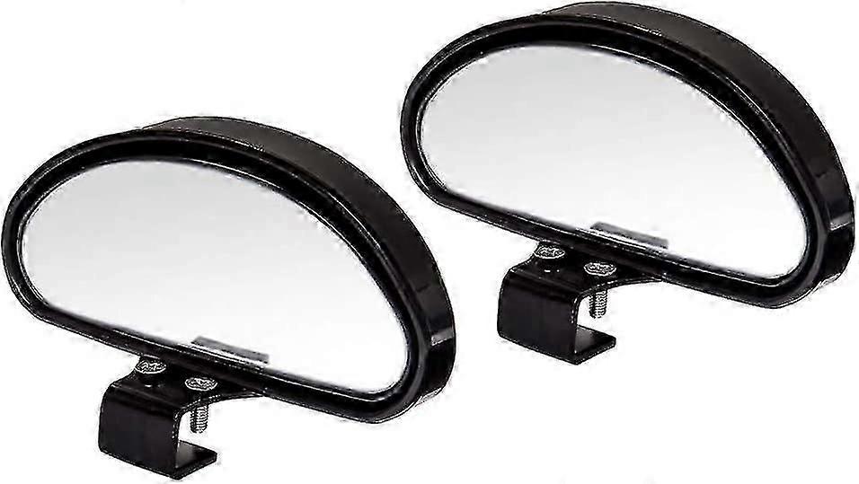 For Accompanied Driving Mirror Blind Spot Mirror - Adjustable Angle Convex Mirror (2pcs) for All Cars for Enhanced Visibility