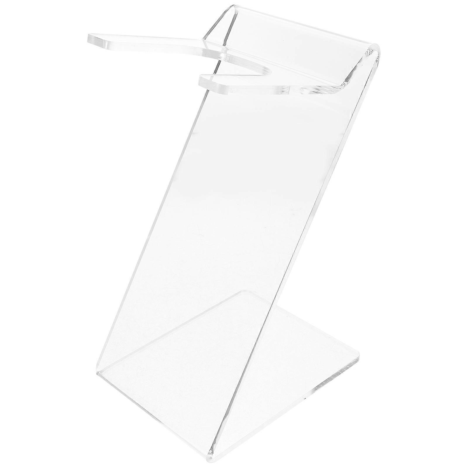 Hair Dryer Holder 3Pcs Rectangular Acrylic Storage Solution For Bathroom Dorm Room Hotel Organization