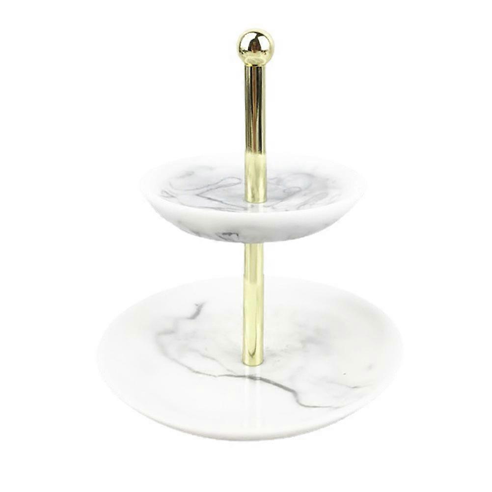 Necklace Storage Rack 2-Layer Organizer for 3Pcs Jewelry