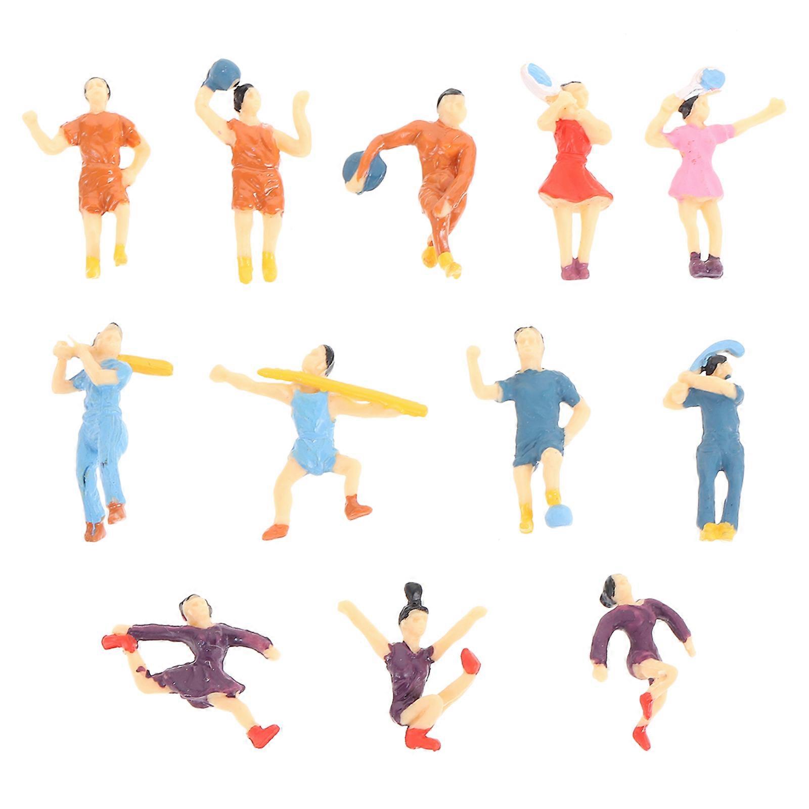 Architectural DIY Human Models Plastic People Models for Decoration 24Pcs