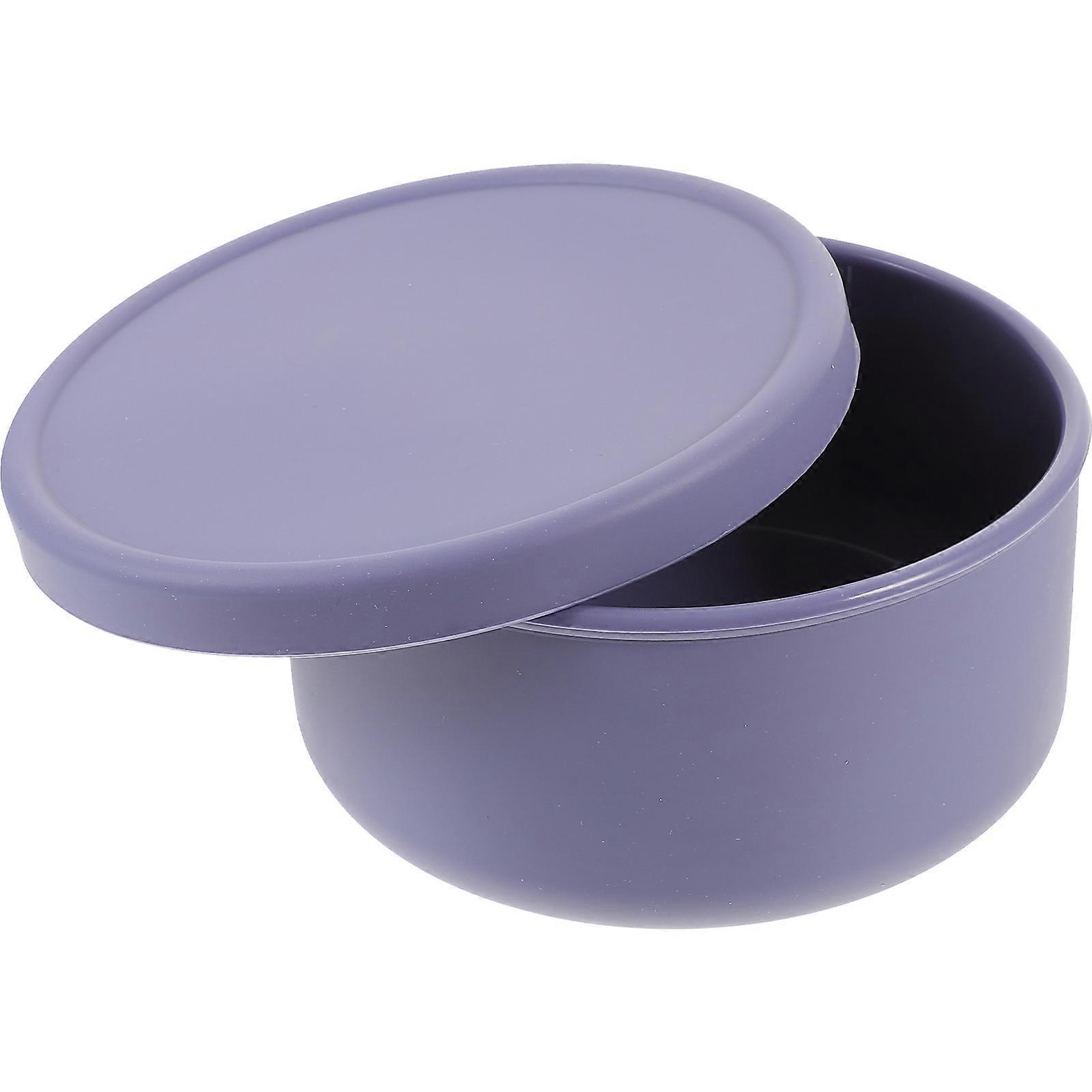 Silicone Dough Container 4Pcs Kitchen Food Storage Accessory Ideal For Home Baking Blue Color Leak-Proof Performance