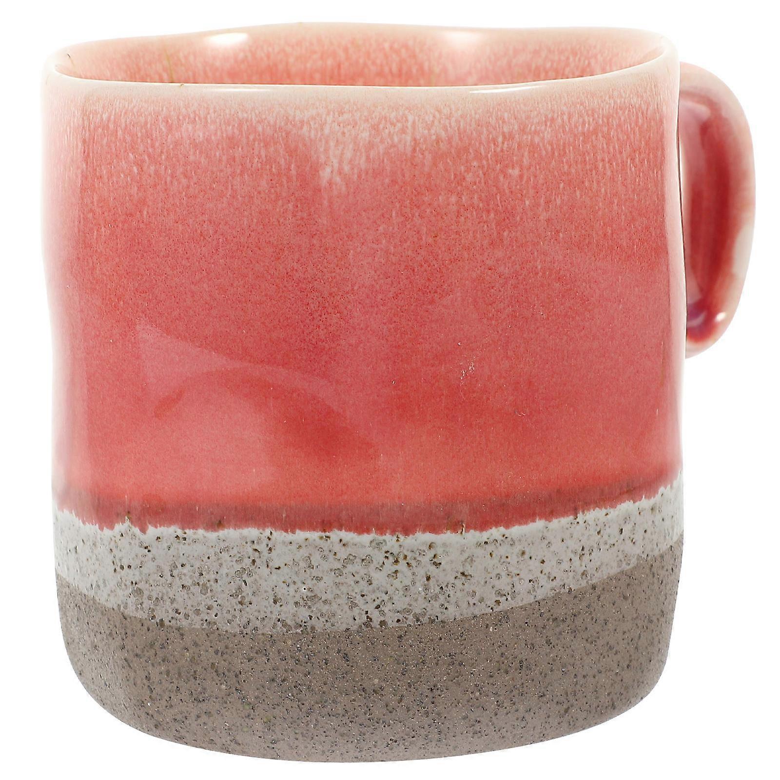 Mugs Ceramic Coffee Mug for Drinking 2Pcs with Handheld Design