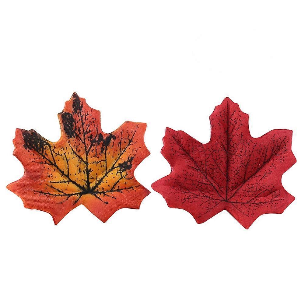 Autumn Maple Leaf Artificial Leaves for Decoration 150Pcs Multicolor Craft