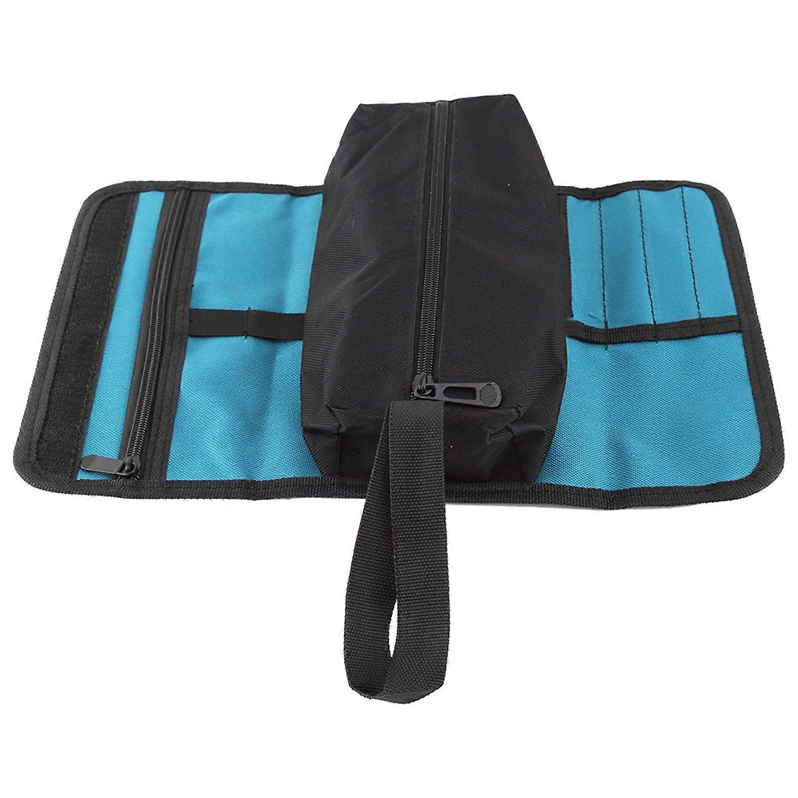 Foldable Professional Electricians Tool Storage Holder Roll Bag Convenient Organizer