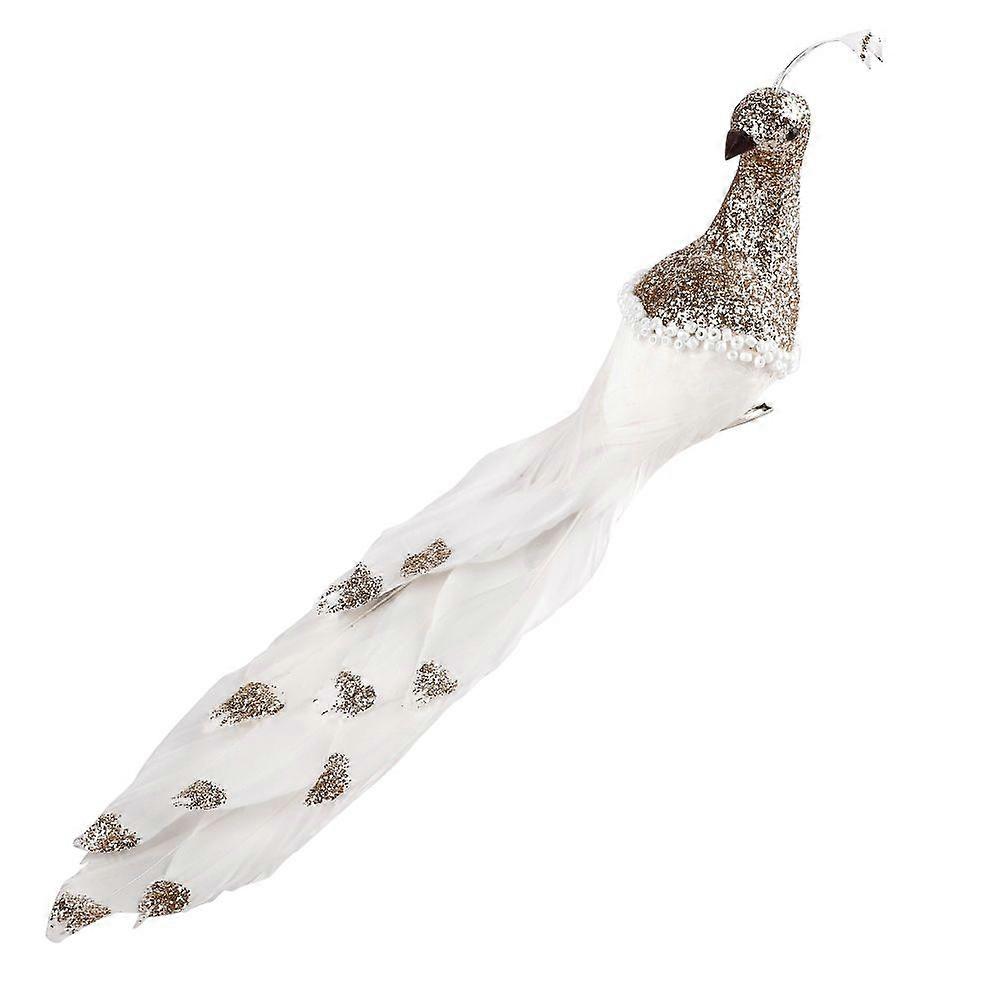 Minglan 1pcs festive decorations simulated peacock