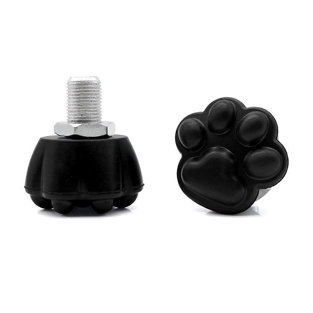 2Pcs Roller Skates Toe Stops 82A Replacement Black