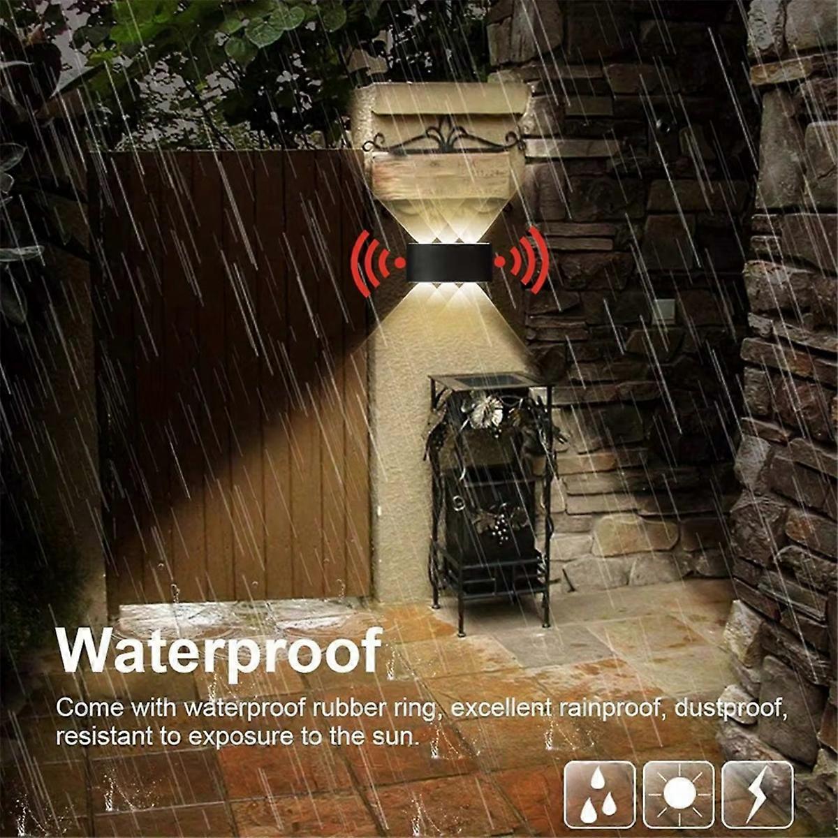 LED Wall Light Motion Sensor AC85-265V 8W Waterproof IP66