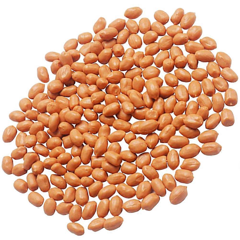 Artificial Groundnut Kernels Brown Ornament for Storage 5Pcs 1 Bag