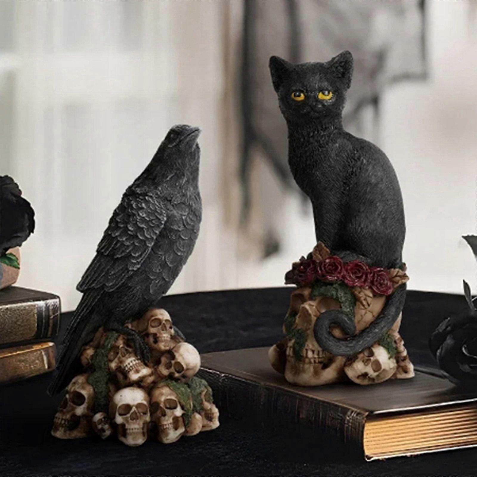 Mysterious Skeleton Decorative Characters Animal Statues Resin Crafts A