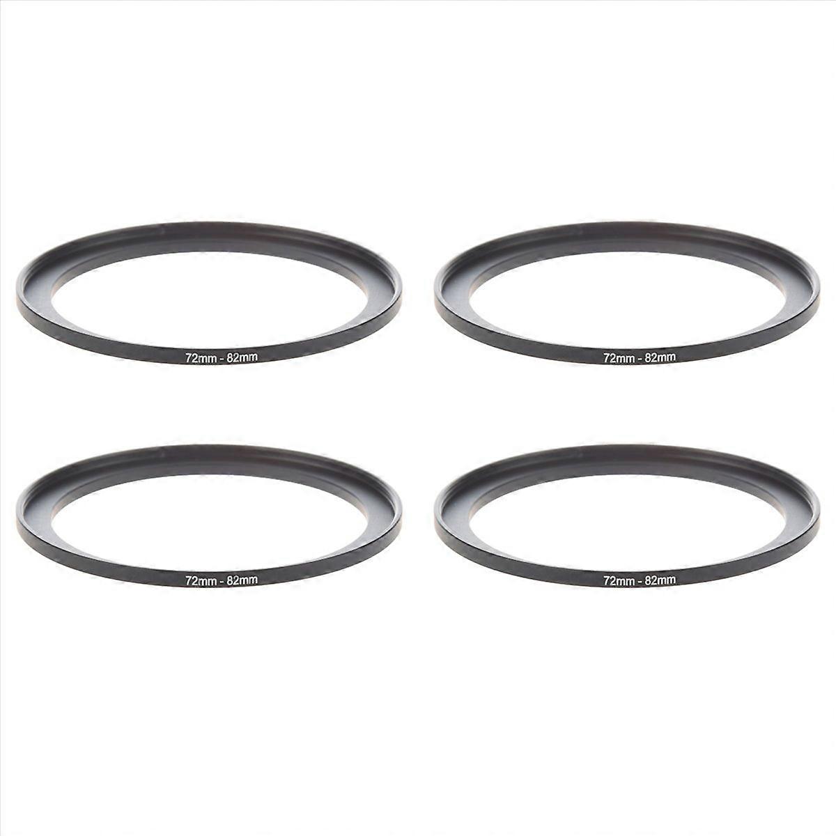 4X Camera Parts 72mm to 82mm Lens Filter Step Up Ring Adapter Black