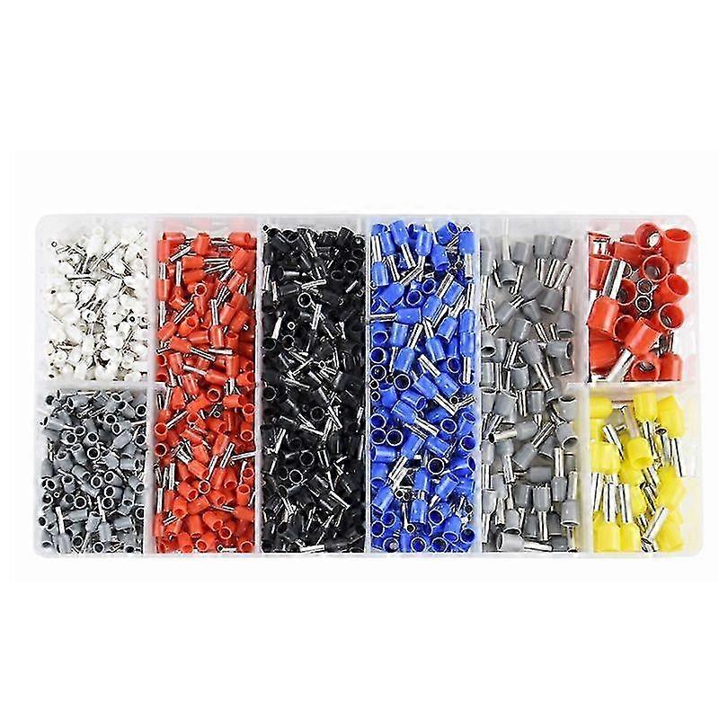 1200Pcs Wire Ferrules, Insulated Crimp Pin Terminal Kit