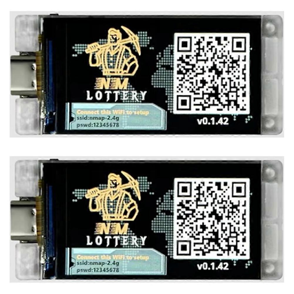 Nerd Miner V2 ESP32 Crypto Solo Lottery 117KH/S Master T190 Vinci BTC
