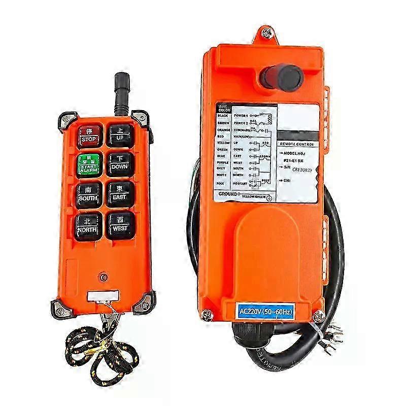 25-26 F21-E1B Wireless industrial remote control button suitable for 12V~380V lifting motor crane remote control and receiver