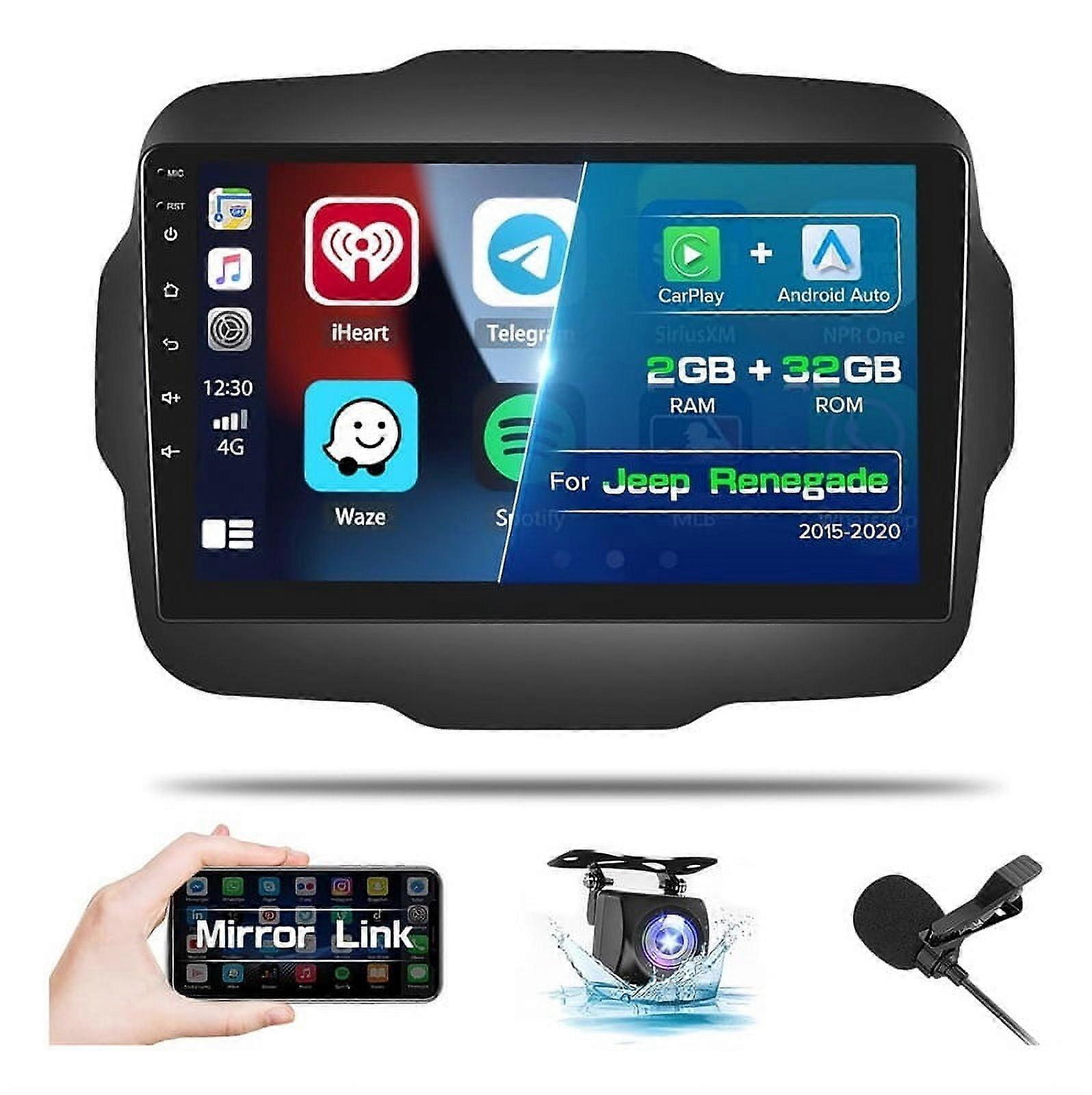 Stereo Radio for Jeep renegade 2015-2020 Android Carplay GPS 2G+32G