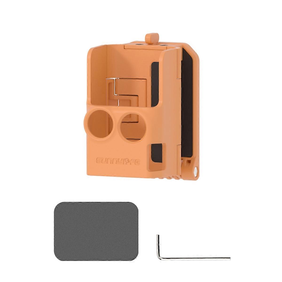 Desktop Bracket Base for 3 Adjustable Magnetic Stand Mount for 3 Accessories Orange