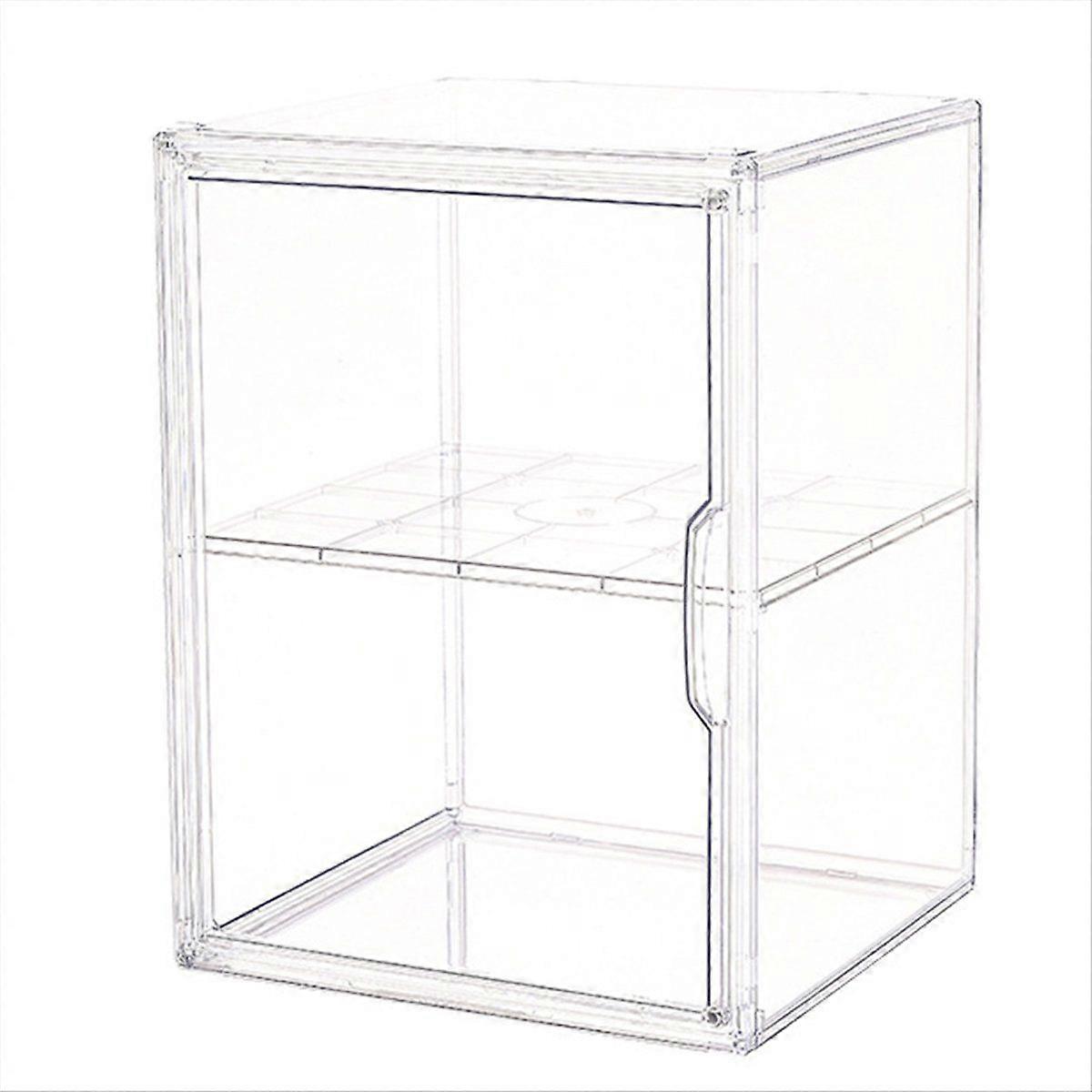 Display Stand Transparent Ladder Model Storage Box 27x25.5x36CM