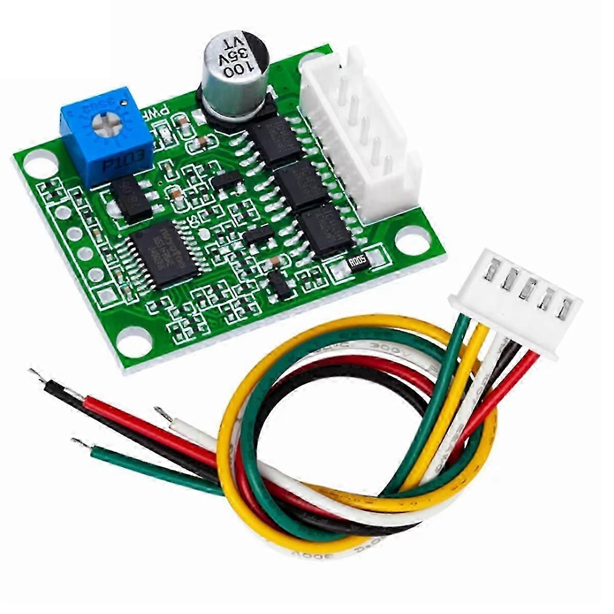 DC 6-20V 60W 12V Brushless Motor Driver Board BLDC Speed Controller 3-Phase Governor Hallless Switch