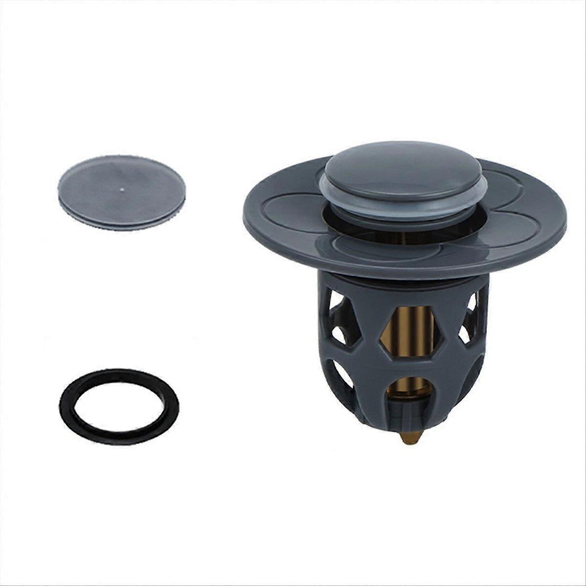 Universal Washbasin Head Stopper Bathroom Sink Drain Strainer,B